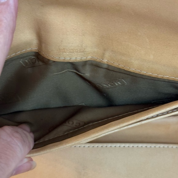 🩷 COACH SIGNATURE Y2K CANVAS WALLET WITH LEATHER TRIM! - Picture 6 of 9